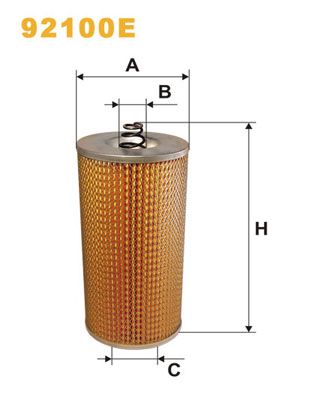 WIX FILTERS alyvos filtras 92100E